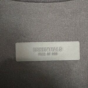 Essentials fear of god black long sleeve